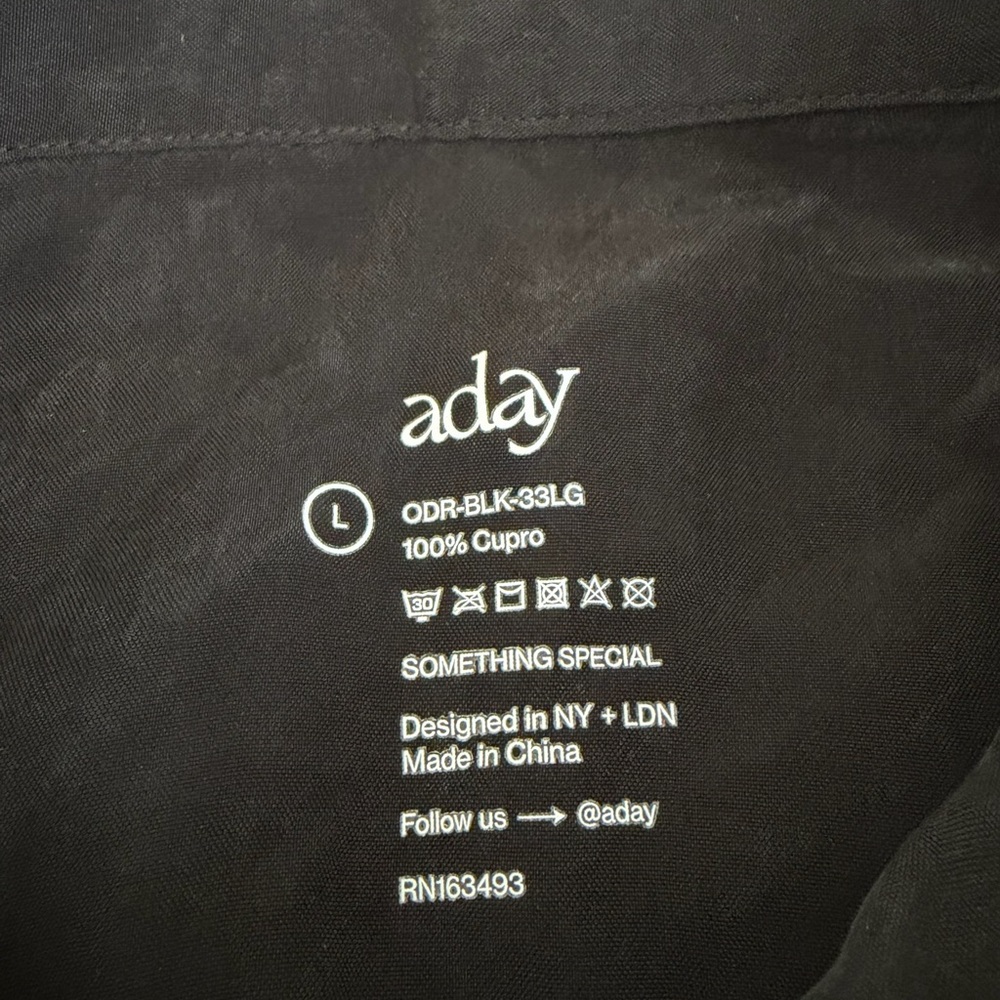 ADAY Something Special Shirt Dress | Size L - Picture 8 of 13